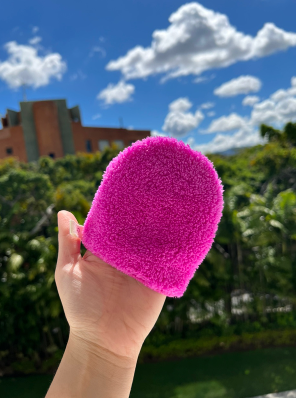 Manopla para desmaquillar