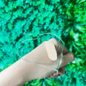 Acrílico para aplicar productos